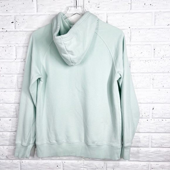 THE NORTH FACE Light Green Logo Hooded Sweatshirt - Picture 4 of 6